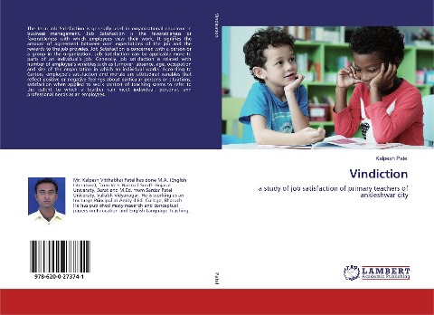 Vindiction: A study of job satisfaction of primary teachers of ankleshwar city