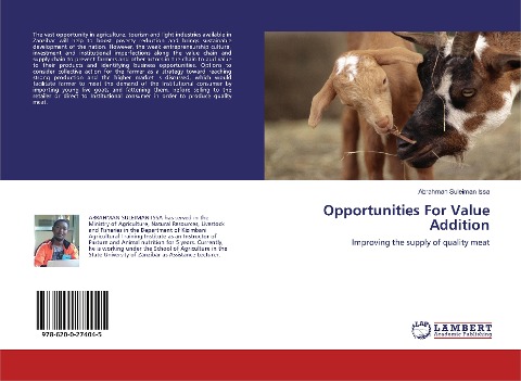 Opportunities For Value Addition: Improving the supply of quality meat