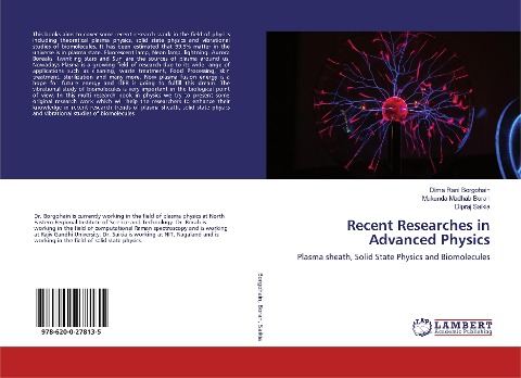 Recent Researches in Advanced Physics: Plasma sheath, Solid State Physics and Biomolecules