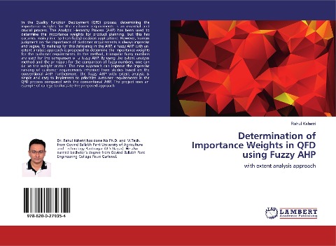 Determination of Importance Weights in QFD using Fuzzy AHP: with extent analysis approach