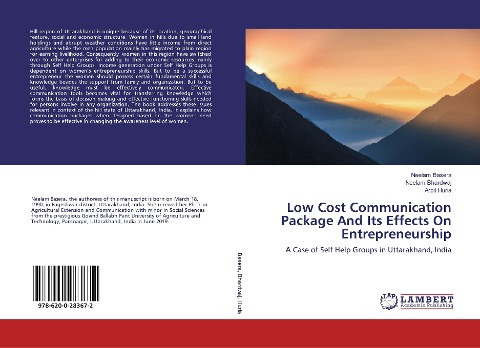 Low Cost Communication Package And Its Effects On Entrepreneurship: A Case of Self Help Groups in Uttarakhand, India