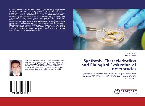 Synthesis, Characterization and Biological Evaluation of Heterocycles: Synthesis, Characterization and Biological Screening of pyrazole based 1,2,4,5-tetrazino[1,6-a]quinoline derivatives