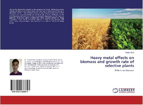 Heavy metal effects on biomass and growth rate of selective plants: Effects on biomass