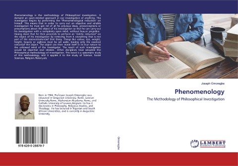 Phenomenology: The Methodology of Philosophical Investigation