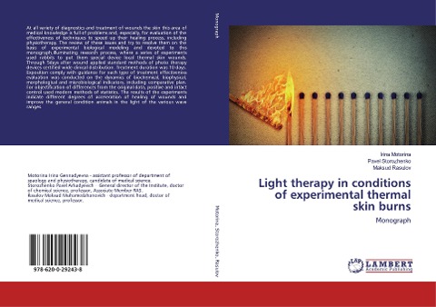 Light therapy in conditions of experimental thermal skin burns: ¿onograph
