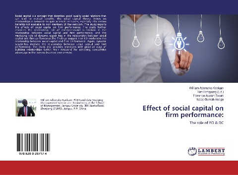 Effect of social capital on firm performance:: The role of EO & DC