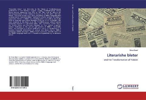 Literarishe bleter: and the Transformation of Yiddish