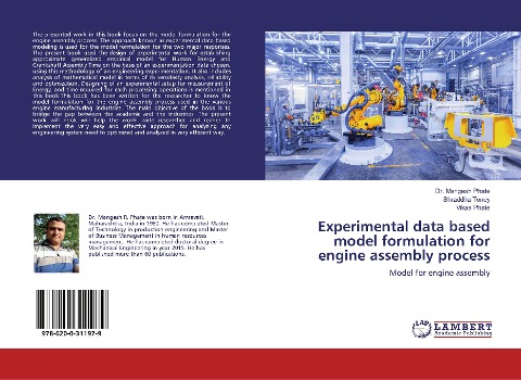 Experimental data based model formulation for engine assembly process: Model for engine assembly