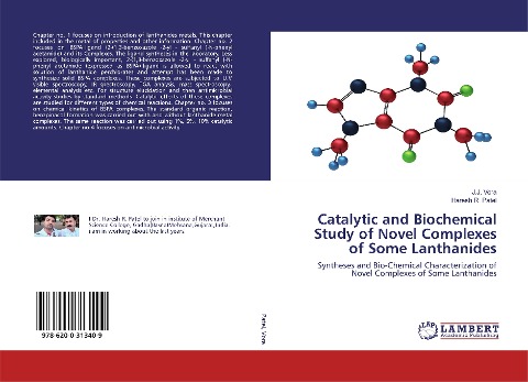 Catalytic and Biochemical Study of Novel Complexes of Some Lanthanides: Syntheses and Bio-Chemical Characterization of Novel Complexes of Some Lanthanides