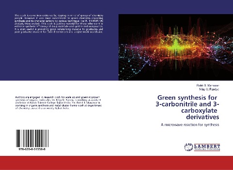 Green synthesis for 3-carbonitrile and 3-carboxylate derivatives: A microwave reaction for synthesis