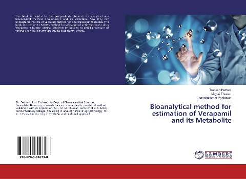 Bioanalytical method for estimation of Verapamil and its Metabolite