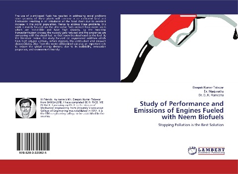 Study of Performance and Emissions of Engines Fueled with Neem Biofuels: Stopping Pollution is the Best Solution