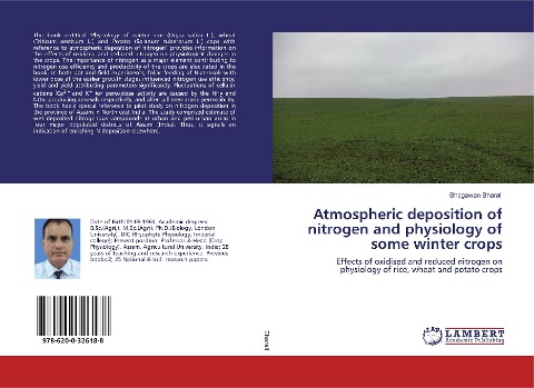 Atmospheric deposition of nitrogen and physiology of some winter crops: Effects of oxidised and reduced nitrogen on physiology of rice, wheat and potato crops
