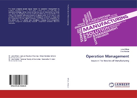 Operation Management: Issues in The New Era of Manufacturing