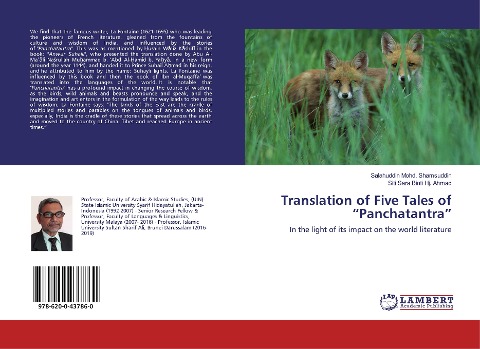 Translation of Five Tales of "Panchatantra": In the light of its impact on the world literature