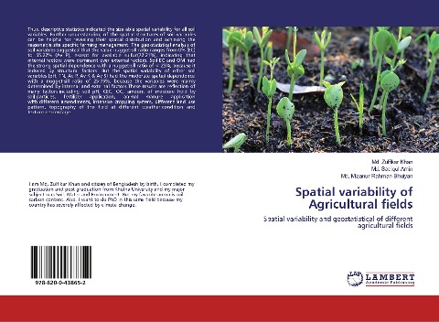 Spatial variability of Agricultural fields: Spatial variability and geostatistical of different agricultural fields