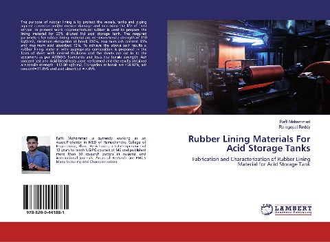 Rubber Lining Materials For Acid Storage Tanks: Fabrication and Characterization of Rubber Lining Material for Acid Storage Tank