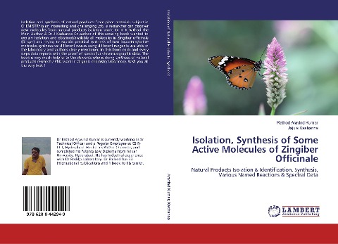 Isolation, Synthesis of Some Active Molecules of Zingiber Officinale: Natural Products Isolation &amp; Identification, Synthesis, Various Named Reactions &amp; Spectral Data