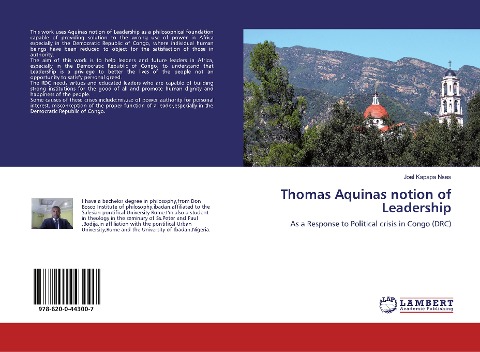 Thomas Aquinas notion of Leadership: As a Response to Political crisis in Congo (DRC)