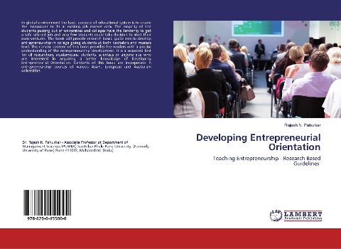Developing Entrepreneurial Orientation: Teaching Entrepreneurship - Research Based Guidelines