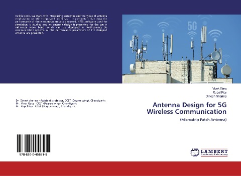 Antenna Design for 5G Wireless Communication: (Microstrip Patch Antenna)