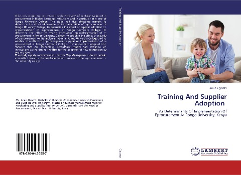 Training And Supplier Adoption: As Determinants Of Implementation Of Eprocurement At Rongo University, Kenya