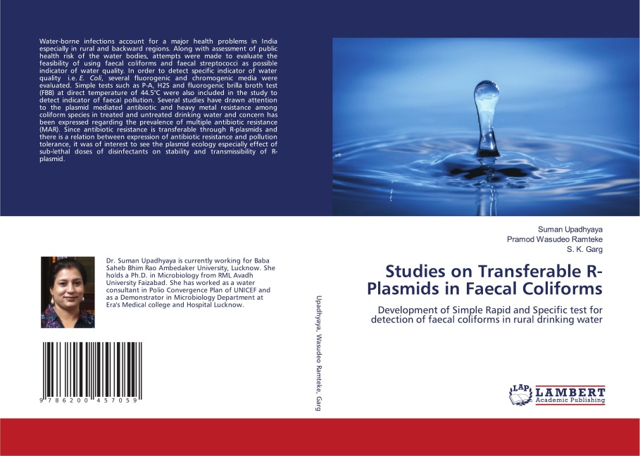 Studies on Transferable R-Plasmids in Faecal Coliforms: Development of Simple Rapid and Specific test for detection of faecal coliforms in rural drinking water