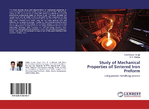 Study of Mechanical Properties of Sintered Iron Preform: Using powder metallurgy process