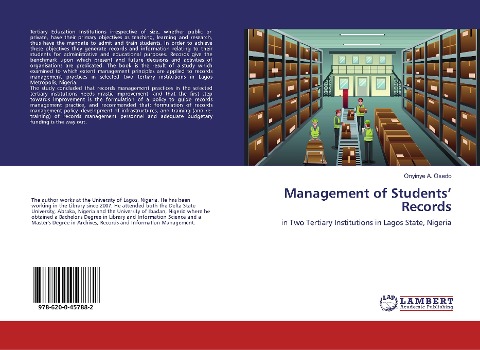 Management of Students Records: in Two Tertiary Institutions in Lagos State, Nigeria
