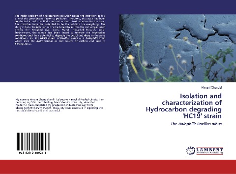 Isolation and characterization of Hydrocarbon degrading HC19 strain: The Halophilic Bacillus albus