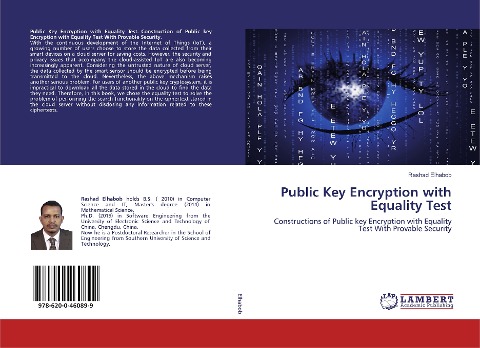 Public Key Encryption with Equality Test: Constructions of Public key Encryption with Equality Test With Provable Security