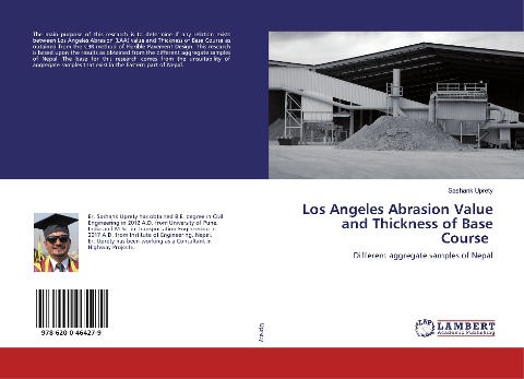 Los Angeles Abrasion Value and Thickness of Base Course: Different aggregate samples of Nepal