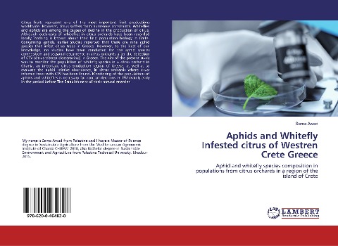 Aphids and Whitefly Infested citrus of Westren Crete Greece: Aphid and whitefly species composition in populations from citrus orchards in a region of the island of Crete