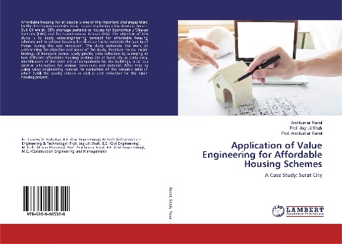 Application of Value Engineering for Affordable Housing Schemes: A Case Study: Surat City