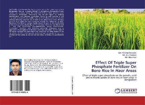Effect Of Triple Super Phosphate Fertilizer On Boro Rice In Haor Areas: Effect of triple super phosphate on the growth, yield and nutrients uptake in Boro rice in Haor areas in Bangladesh