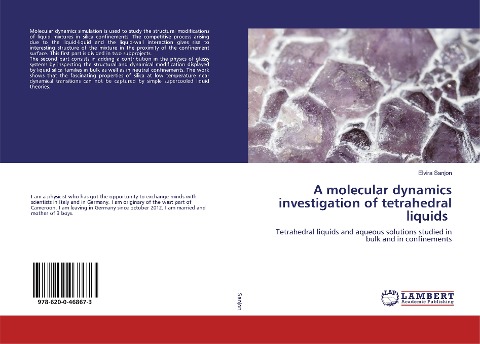 A molecular dynamics investigation of tetrahedral liquids: Tetrahedral liquids and aqueous solutions studied in bulk and in confinements