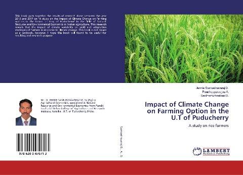 Impact of Climate Change on Farming Option in the U.T of Puducherry: A study on rice farmers