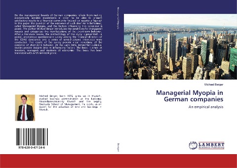 Managerial Myopia in German companies: An empirical analysis