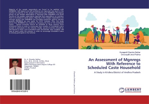 An Assessment of Mgnregs With Reference to Scheduled Caste Household: A Study in Krishna District of Andhra Pradesh