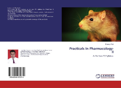 Practicals In Pharmacology-II: As Per New PCI Syllabus