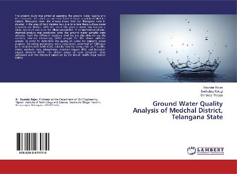 Ground Water Quality Analysis of Medchal District, Telangana State