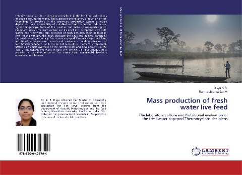 Mass production of fresh water live feed: The laboratory culture and Nutritional evaluation of the freshwater copepod Thermocyclops decipiens