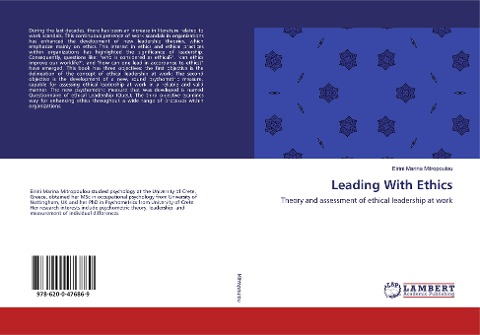 Leading With Ethics: Theory and assessment of ethical leadership at work