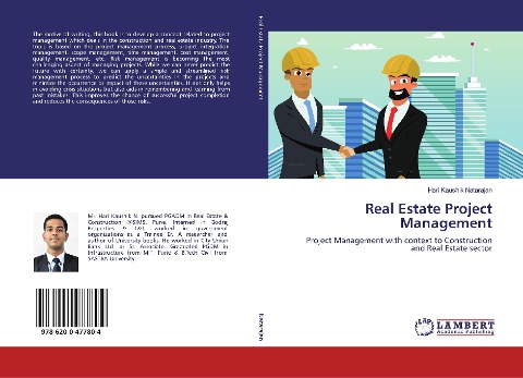 Real Estate Project Management: Project Management with context to Construction and Real Estate sector
