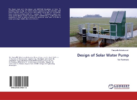 Design of Solar Water Pump: for Formers