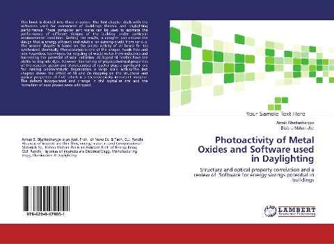 Photoactivity of Metal Oxides and Software used in Daylighting: Structure and optical property correlation and a review of Software for energy savings potential in buildings