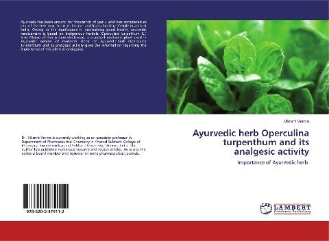 Ayurvedic herb Operculina turpenthum and its analgesic activity: Importance of Ayurvedic herb