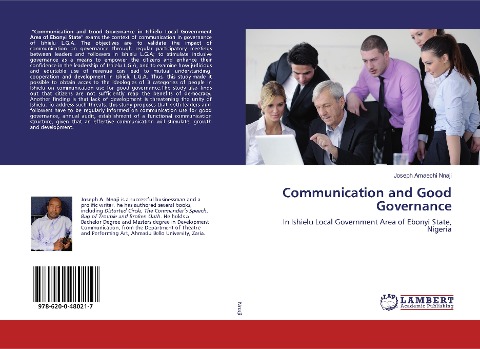 Communication and Good Governance: In Ishielu Local Government Area of Ebonyi State, Nigeria