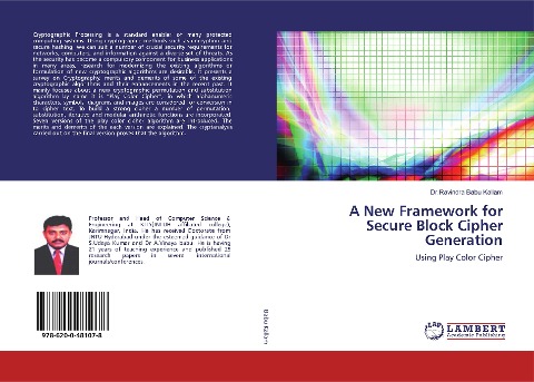 A New Framework for Secure Block Cipher Generation: Using Play Color Cipher