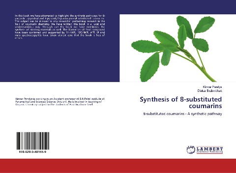 Synthesis of 8-substituted coumarins: 8-substituted coumarins - A synthetic pathway